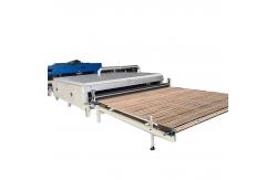 China Polyester Fiber Nonwoven Carding Machine 55m / Min Double Doffer supplier