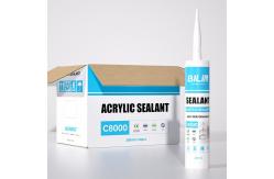 China Milk White Waterproof Acrylic Sealant One Component Siliconized Acrylic Caulk supplier