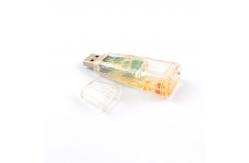 China Plastic Liquid USB Flash Drive Our Side Plastic Inside Duck Can Customized Made supplier