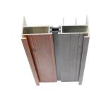 6063-T5 Wardrobe Aluminum extrusion profile , sliding wardrobe door for sale