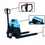 Electric Powered Pallet Jack With 2 Ton Load Capacity And 500g Weighing Scale for sale