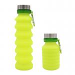 FDA Standard 550ML Silicone Expandable Water Bottle for sale