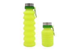 China FDA Standard 550ML Silicone Expandable Water Bottle supplier