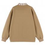 100% Cotton Womens Oversized Sweatshirt O Neck Collar Regular Sleeve