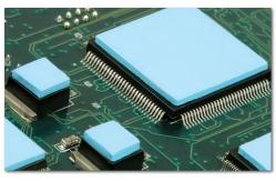 China 2.54mm Thickness Ultrasoft Thermally Conductive Polymers Gap For CPU Heatsink Cooling supplier