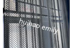 China 6x6mm Aperture Decorative Metal Mesh Curtain For Fireplace Screen supplier