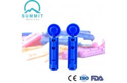 China Disposable Stainless Steel Blood Glucose Test Lancet 28 Gauge supplier