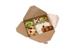 China Customized takeaway food box recyclable and Eco-friendly disposable fast food box wholesale supplier