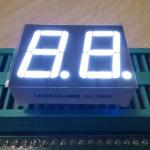 Common Cathode 7 Segment LED Display Dual Digit 14.2mm White Color for sale