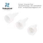 Custom Pointed Tip Cap Plastic Seasoning Bottle Nozzle Ribbed Twist Cap for sale