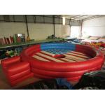 Amusement Park Inflatable Sports Games Round Blow Up Sports Arena Dia.6m Customized for sale