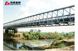 China Modular Steel Structure Beam Fast Construction Metal Truss Bridge Building supplier