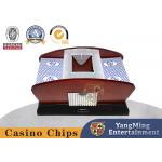 Wood-Colored 2 Deck Of Playing Cards Dual-Purpose Gambing Universal Poker Shuffler for sale