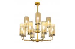 China Indoor  Glass Modern Pendant Light 20000hrs Lifespan 3 Years Warranty supplier