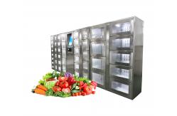 China Food Vegetable Vending Locker Machine 18.5 Touch Screen Intelligent Service supplier