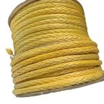 High Strength 12-Strand Braided UHMWPE Synthetic Fiber Wire Rope 48mm Diameter For Marine Ship Towing Mooring Steel Hinge Bag for sale