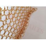 15mm Stainless Steel Ring Mesh Curtain Decoration For Indoor And Outdoor Architecture for sale