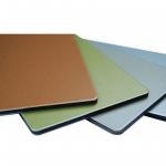 Width 1220mm Acp Aluminum Composite Panel Cladding Primer Back side for sale