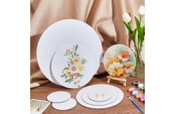China Matte Finish Round Painting Canvas Panel , Drawing Canvas Board For Oil Painting supplier