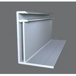 Aluminium Frame Profile Solar Extrusion Aluminum Section For Solar Cell , 6061 T6