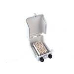 Telecom Distribution Box 10 / 20 / 30 Pair , Waterproof White FTTH Termination Box for sale