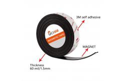 China Custom Size strong magnetic tape Self Adhesive Magnetic Strip supplier