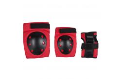China Knee Pads Elbow Pads and Wrist Guards Roller Skating Protective Gear Red supplier