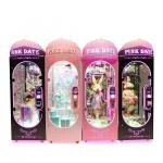 Jumbo Arcade Claw Crane Toy Vending Doll Catching Machine Pink Date for Kids Stacker for sale