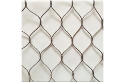 China 316 Strong Stainless Steel Security Wire Rope Mesh For Railing supplier