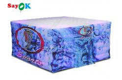 China Fully Printed Inflatable LED Cube Tent Square For Party Events supplier