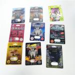 Man Sex Paper Card Blister Pack Packaging Burro Rhino Black Mama Packing Single Double Hole for sale