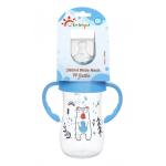 9 oz/ 260 ml PP Wide Neck Baby Feeding Bottle for sale