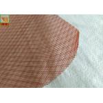 Red Industrial Plastic Netting Diamond Mesh Resin Infusion Distribution Netting for sale