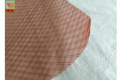 China Red Industrial Plastic Netting Diamond Mesh Resin Infusion Distribution Netting supplier
