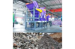 China Multifunctional Waste Paint Bucket Shredder Scrap Steel Engine Shredder Machine supplier