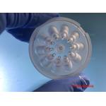 Transparent Sapphire Glass Liquid Valve Screw Thread Hole Customized Shape for sale