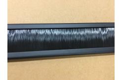 China 19 Inch 1u Patch Panel Cable Management Brush Panel For Cabling System supplier