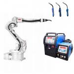 ABB IRB 2600ID Welding Robot Arm Payload 15kg Reach 1850mm With AOTAI Welder And BINZEL Air-Cooled MIG Guns for sale