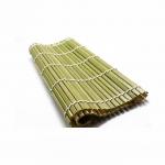 Green Natural 24cm 27cm Sushi Bamboo Rolling Mat Heat Resistant for sale