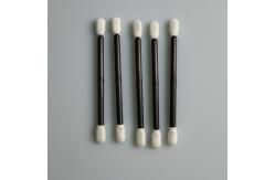 China Rigid Black PP Stick Foam Tip Cleaning Swabs For PCB Electronics supplier