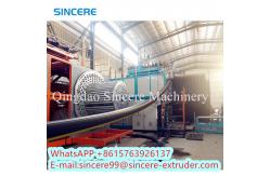 China PE HDPE Hollow Wall Spiral Pipe Fabrication Machinery supplier