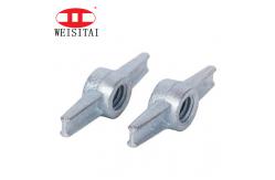 China Construction Hollow Scaffold Screw Jack With Adjustable Nut supplier