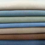 Breathable Twill Dyed Woven Suiting TR Fabric Rayon / Polyester
