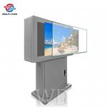 Standing Landscape Outdoor LCD Screen Display Powder Coating Treatment for sale