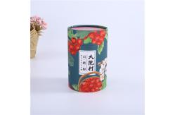 China Custom Printed Circle Cardboard Round Box With Moistureproof Aluminum Foil supplier