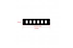 China 1U Fiber Optic Distribution Frame , 24 Port ODF Fiber Optic Patch Panel supplier