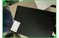 China 250gsm - 3mm Both Side Smooth Black Paper Board For Large Cardboard Boxes supplier
