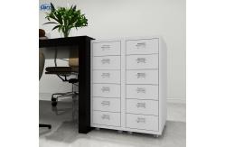 China Knock Down Drawer Filing Cabinet Metal Drawer Mobile Pedestal supplier