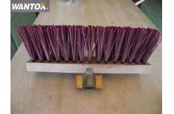China 4IN Bristle Length Heavy Duty Wooden Hand Floor Cleaning Broom Brush supplier