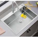 33 Inches Handmade Kitchen Sink Stainless Steel Simple Basin Type for sale